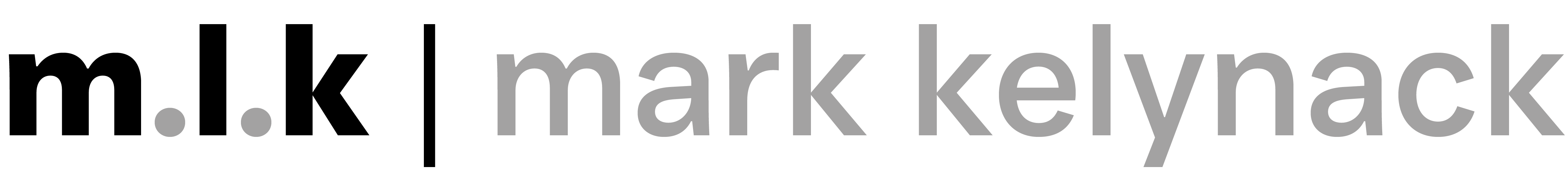 m.l.k | mark kelynack logo